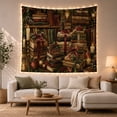 thumbnail image 1 of Vintage Armchair and Books Tapestry Wall Hanging, 1 of 7