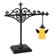 thumbnail image 1 of Vintage Bookshelf Lamp, Halloween Ghost-shaped Bookshelf Lighting Fixture, Desktop Reading Night Light with Bookend-Style Base for Home Library, Miniature Bookcase Lighting, A, 1 of 7