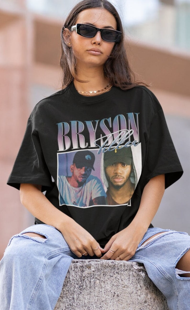 Vintage Bootleg Inspired Tee Bryson Tiller 90’s Inspired Vintage Homage Classic Graphic