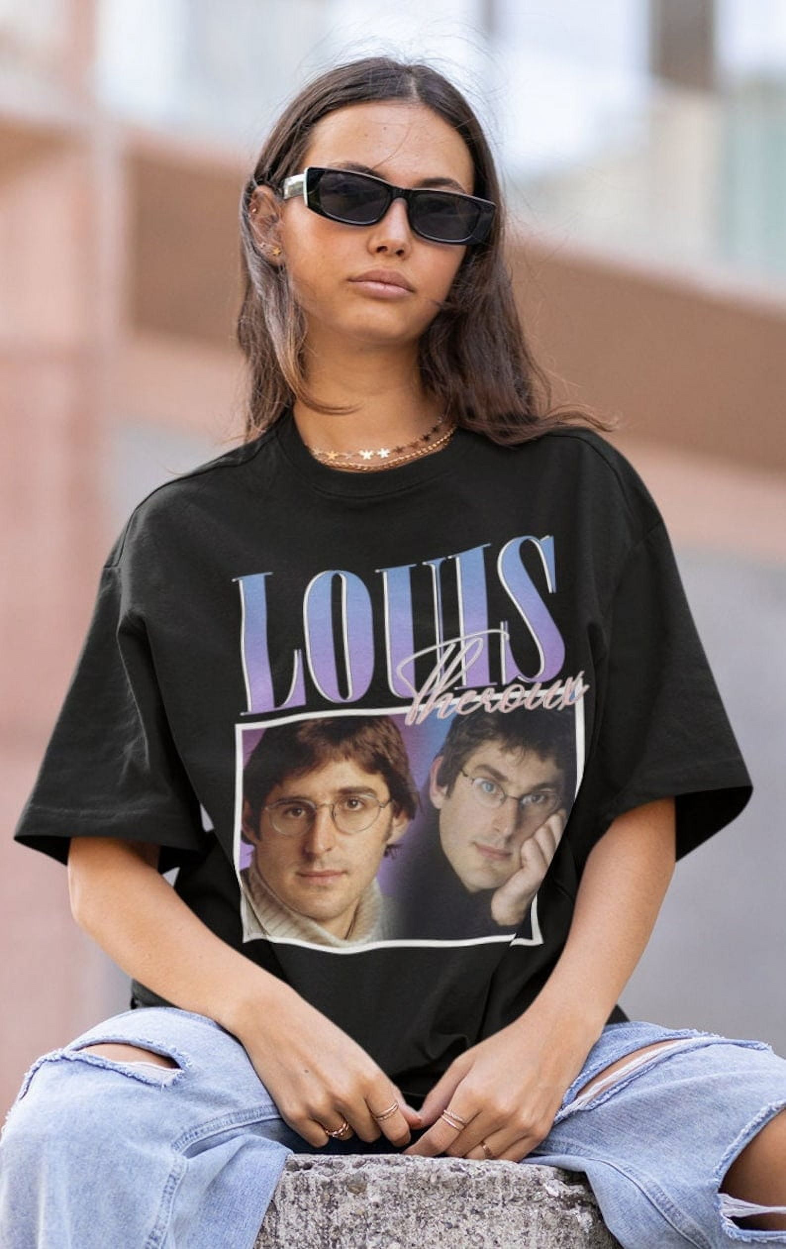 Vintage Bootleg Inspired Tee Louis Theroux 90 s Vintage Tee Inspired Homage Classic Louis Theroux Tshirt Funny Retro Walmart