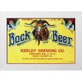 thumbnail image 1 of Vintage Booze Labels 18x13 White Modern Wood Framed Museum Art Print Titled - Bock Beer, 1 of 4