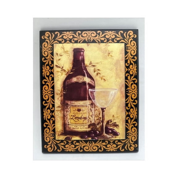 Vintage Bordeaux Placard Wall Hanging