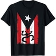 thumbnail image 1 of Vintage Boricua Puerto Rican Puerto Rico Flag Retro T-Shirt, 1 of 3
