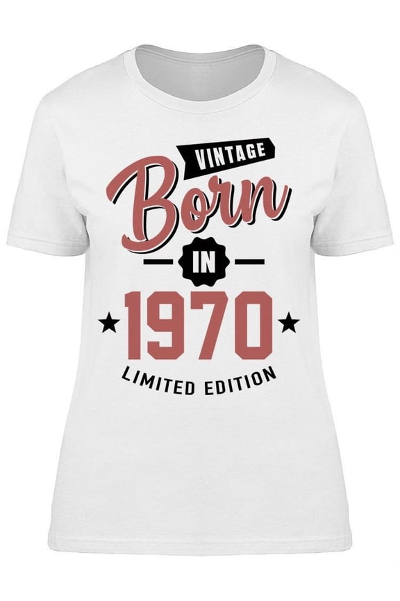 Vintage Born In 1970 Women's T-shirt