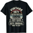 thumbnail image 1 of Vintage Born In 1977 Shirt 45th Birthday Gift 45 Years Old T-Shirt, 1 of 4