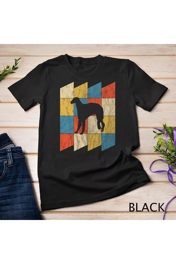 Vintage Borzoi Retro Dog Breed Gift Unisex Tshirt