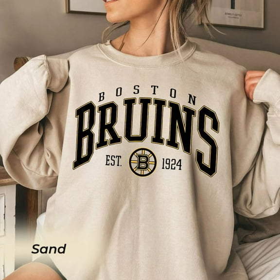 Vintage Boston Sweatshirt, Bruins Hockey Sweater, College Sweater, Hockey Fan Shirt