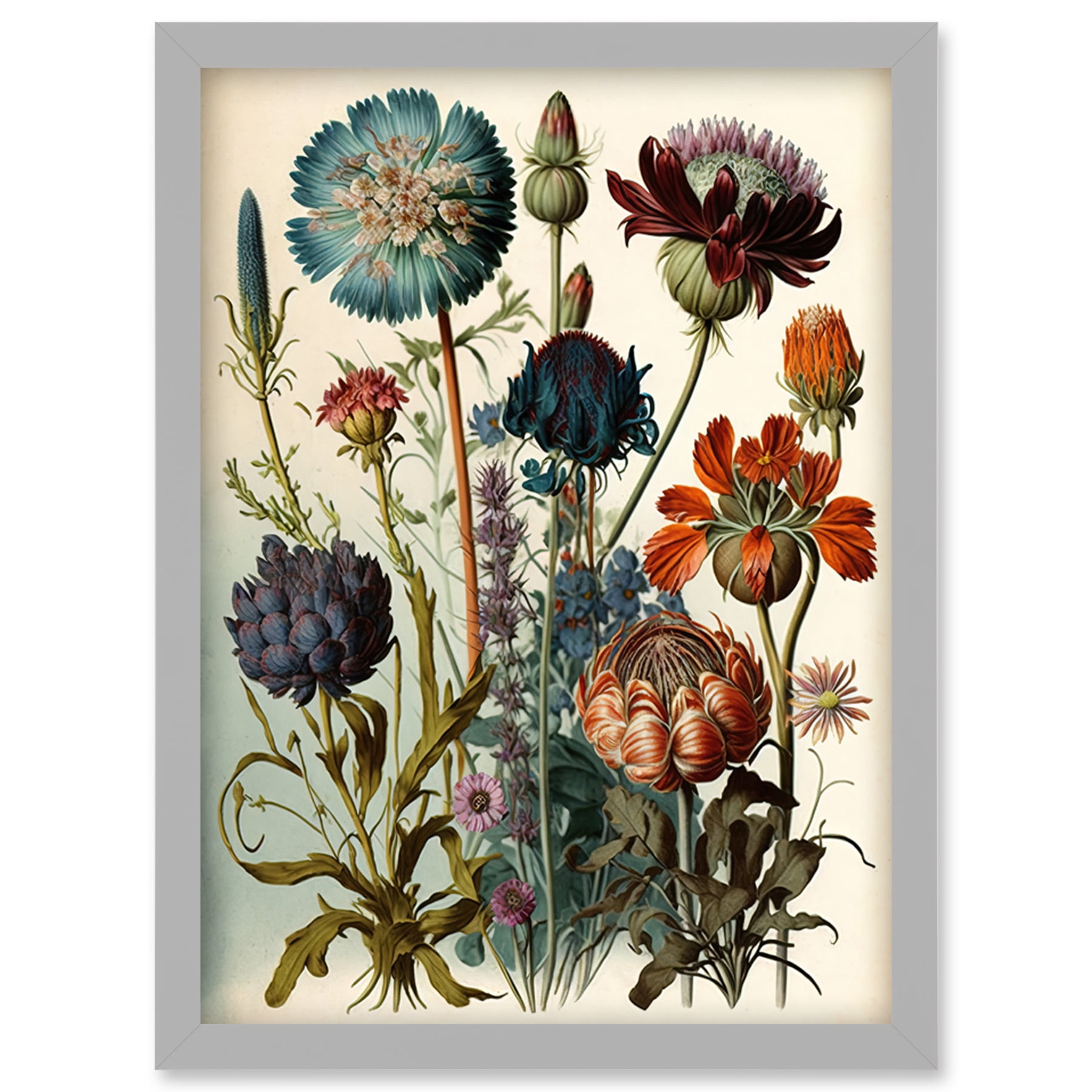Vintage Botanical Illustration Ernst Haeckel Inspired Plant Study vintage-botanical-illustration-ernst-haeckel-inspired-plant-study