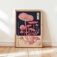thumbnail image 1 of Vintage Botanical Mushroom Poster, Stretched Canvas 16x20in, 1 of 4