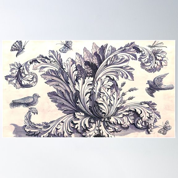 Vintage Botanical Poster Wall Art, Modern Wall Decor For Living Room Bedroom, 12x18 UNFRAMED