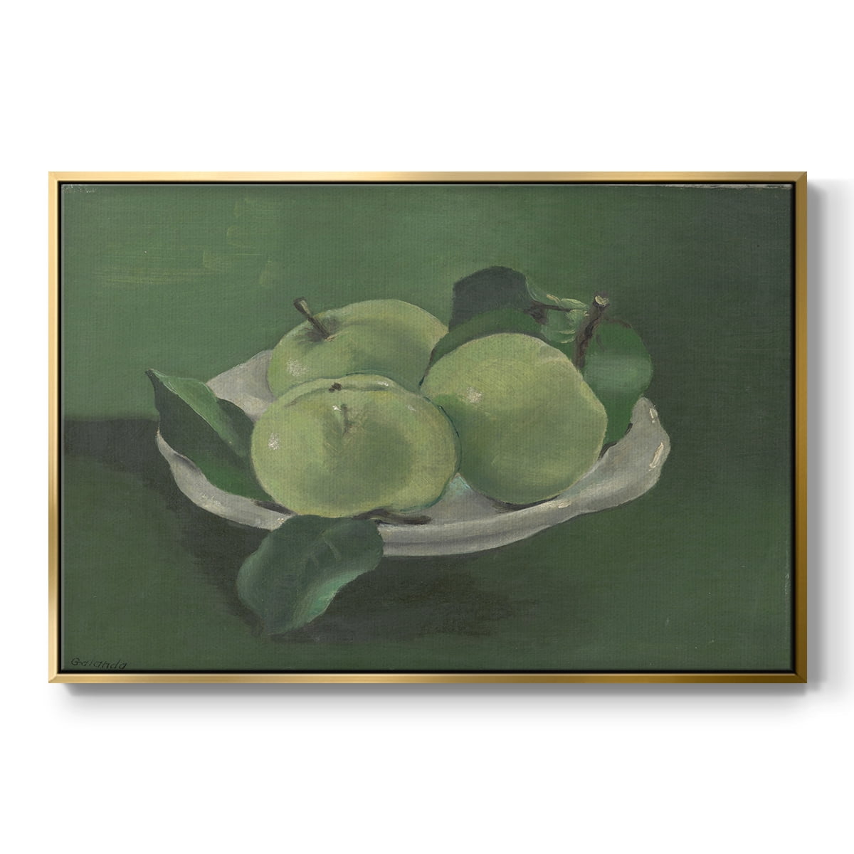 Vintage Botanical Print-LII By Wexford Home Framed in Gold Wood Gallery Wrapped Canvas 27 in. x 41 in.