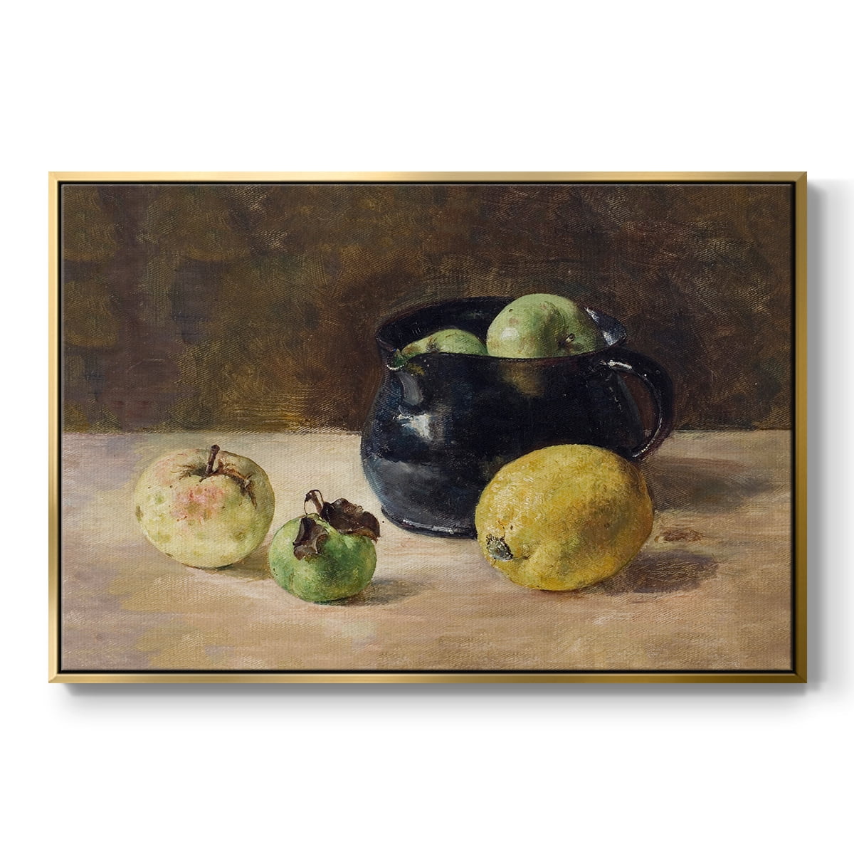 Vintage Botanical Print-LXVI By Wexford Home Framed in Gold Wood Gallery Wrapped Canvas 27 in. x 41 in.