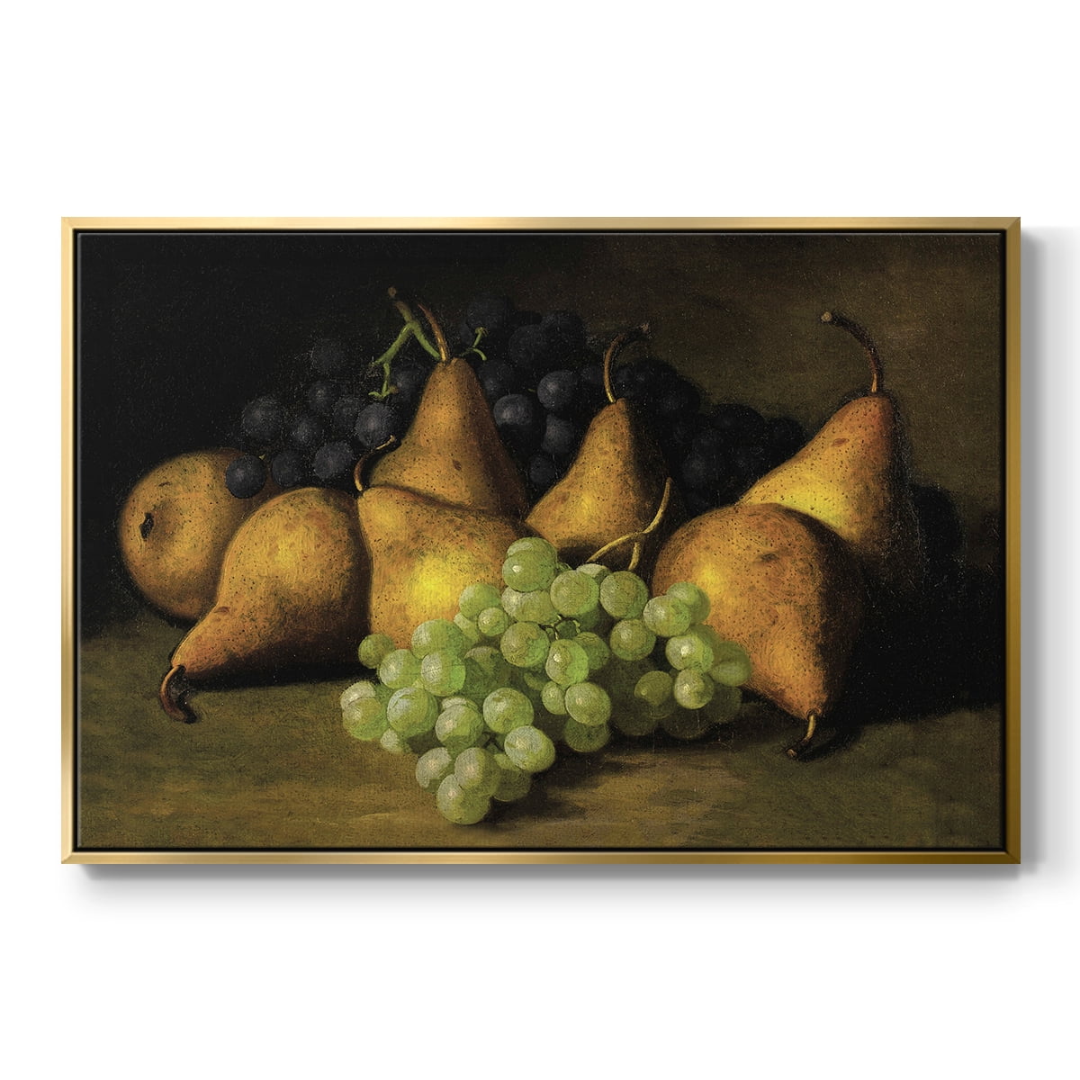 Vintage Botanical Print-LXVIII By Wexford Home Framed in Gold Wood Gallery Wrapped Canvas 27 in. x 41 in.