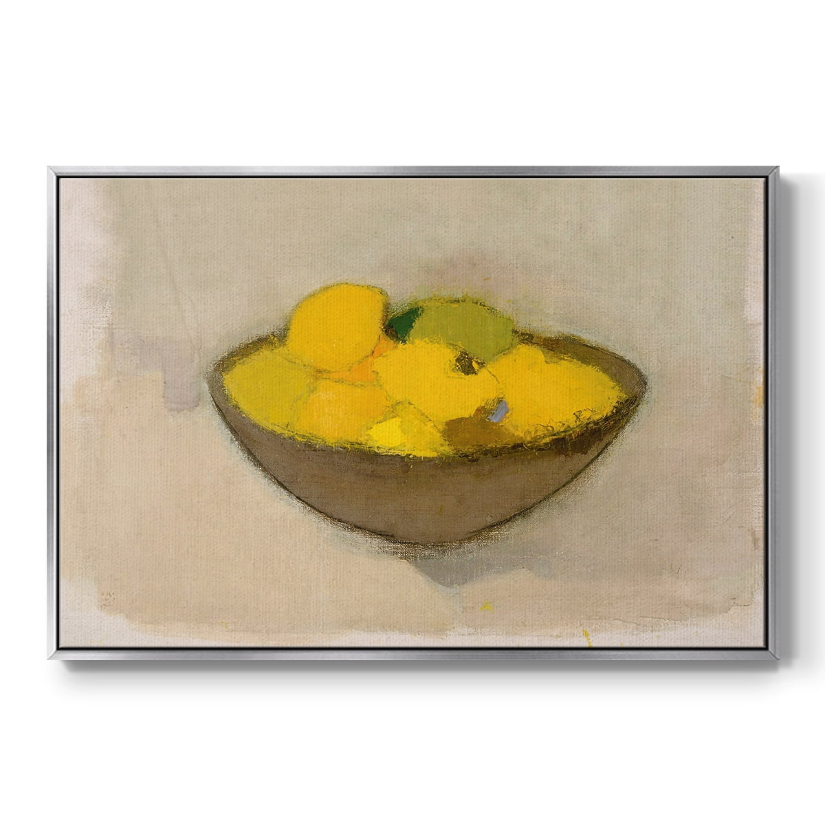 Vintage Botanical Print-LXXI By Wexford Home Framed in Silver Wood Gallery Wrapped Canvas 27 in. x 41 in.