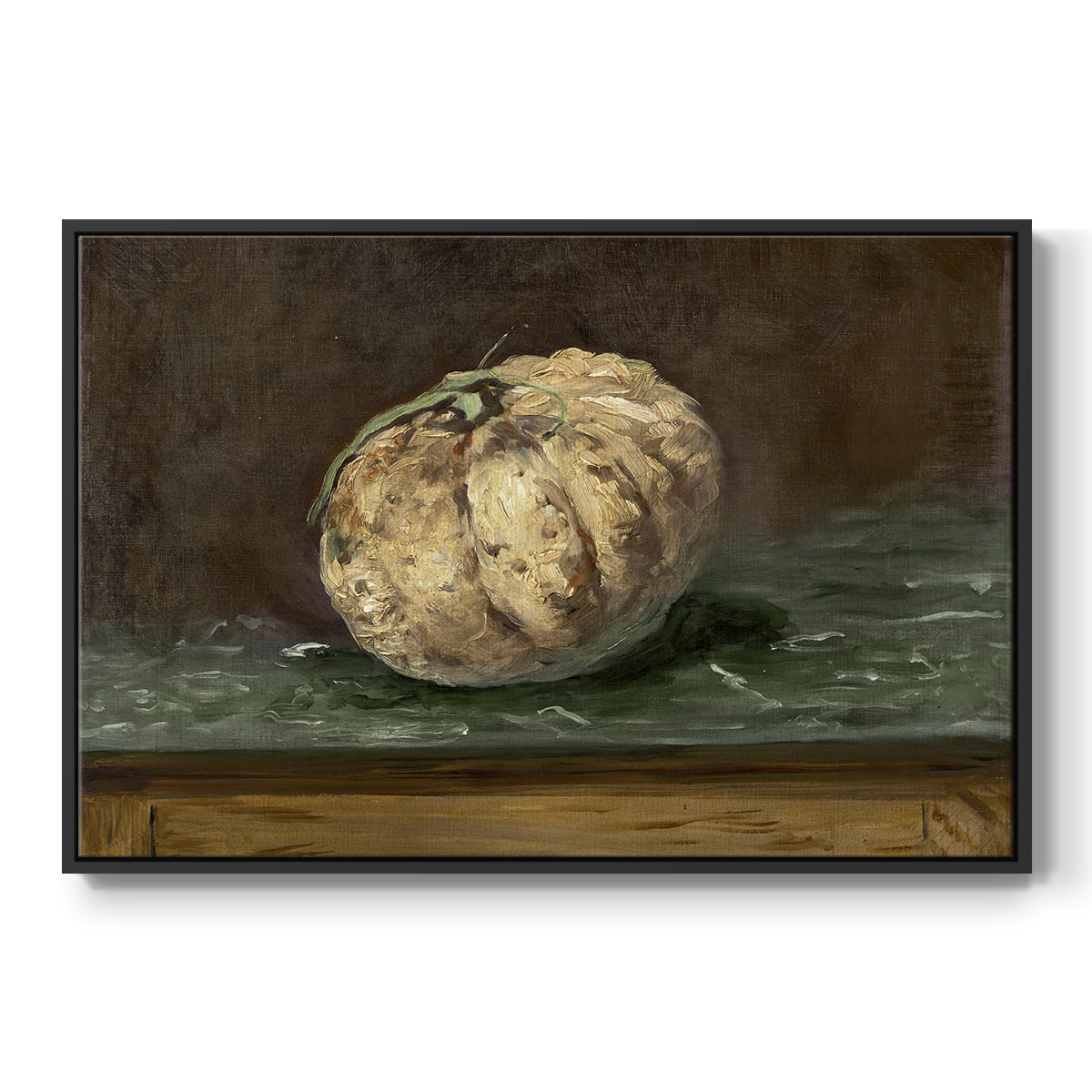 Vintage Botanical Print-LXXII By Wexford Home Framed in Black Wood Gallery Wrapped Canvas 17 in. x 25 in.
