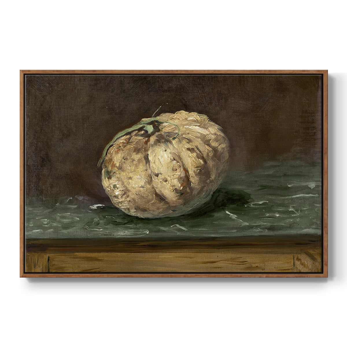 Vintage Botanical Print-LXXII By Wexford Home Framed in Walnut Wood Gallery Wrapped Canvas 27 in. x 41 in.