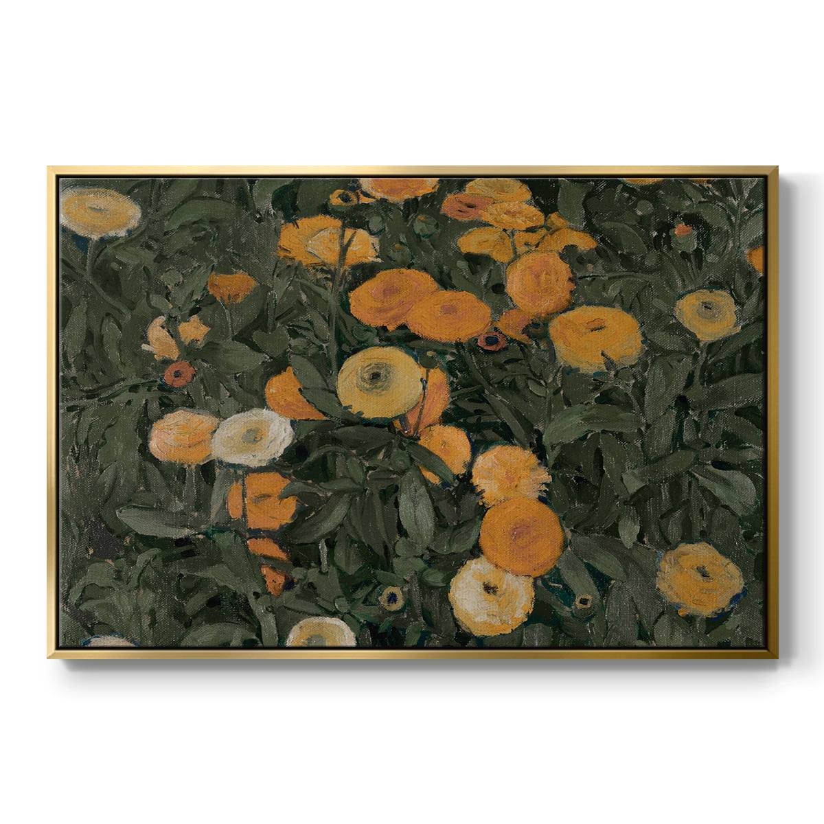 Vintage Botanical Print-LXXV By Wexford Home Framed in Gold Wood Gallery Wrapped Canvas 27 in. x 41 in.
