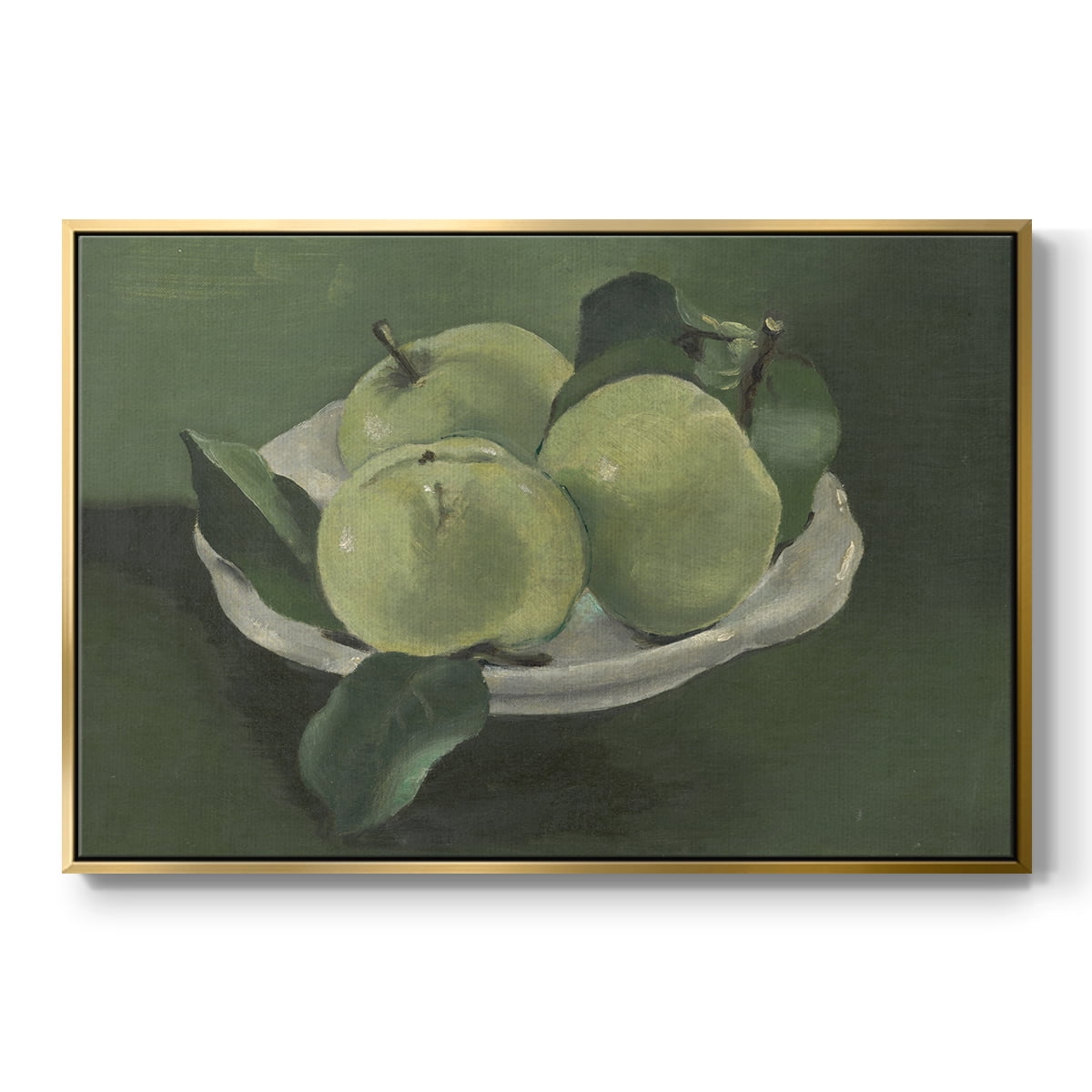 Vintage Botanical Print-LXXXVII By Wexford Home Framed in Gold Wood Gallery Wrapped Canvas 27 in. x 41 in.