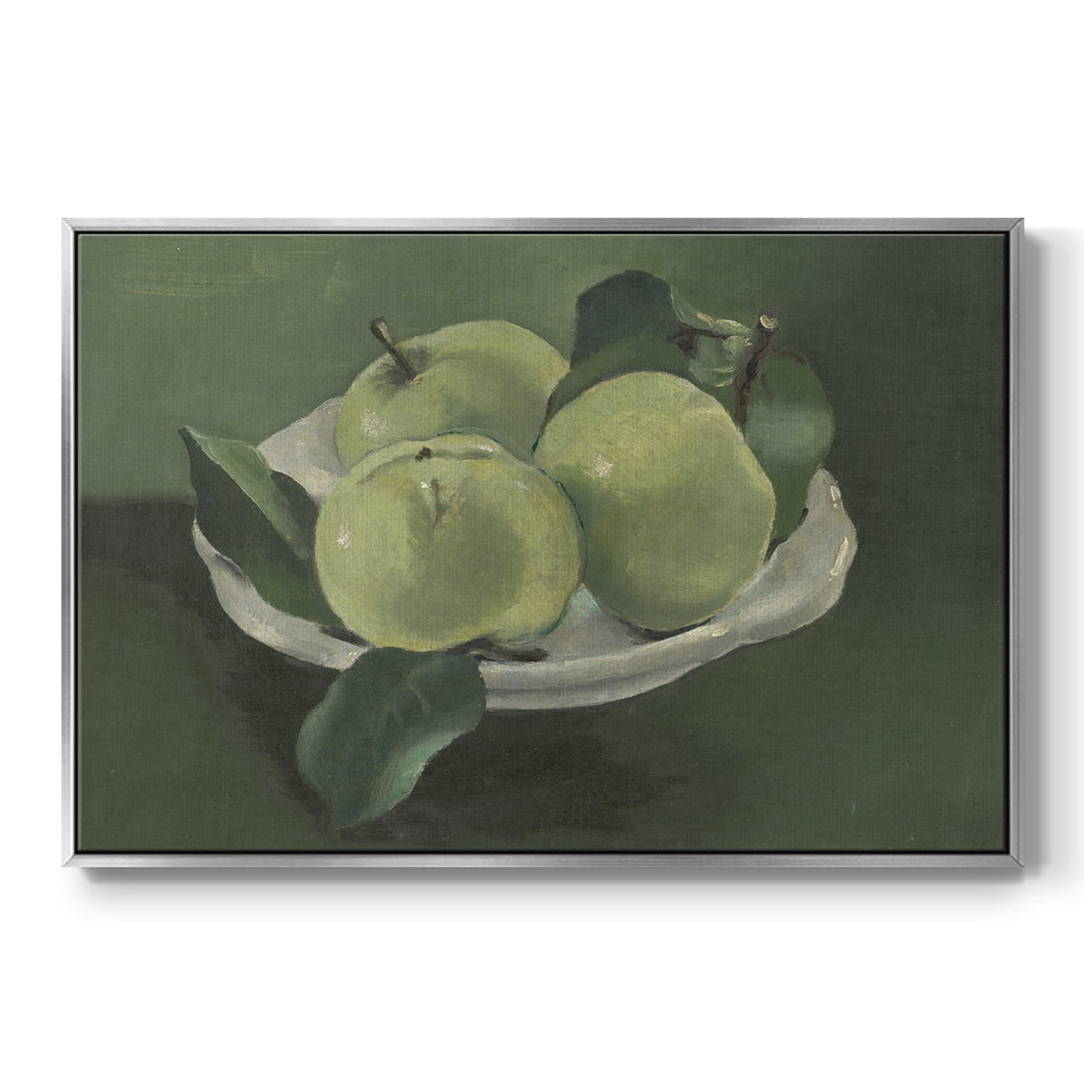 Vintage Botanical Print-LXXXVII By Wexford Home Framed in Silver Wood Gallery Wrapped Canvas 27 in. x 41 in.