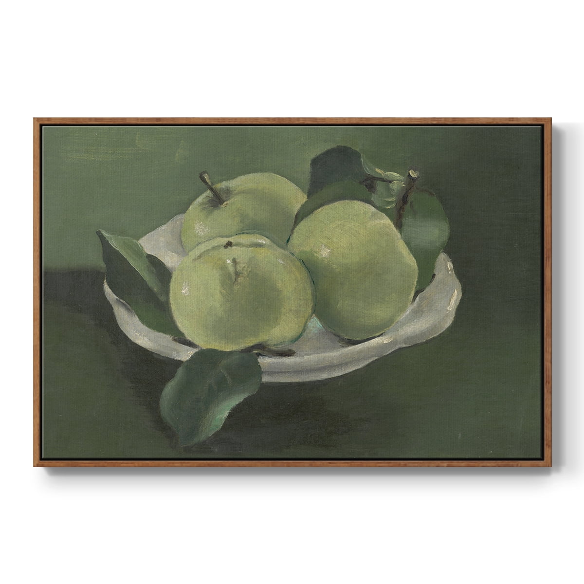 Vintage Botanical Print-LXXXVII By Wexford Home Framed in Walnut Wood Gallery Wrapped Canvas 27 in. x 41 in.