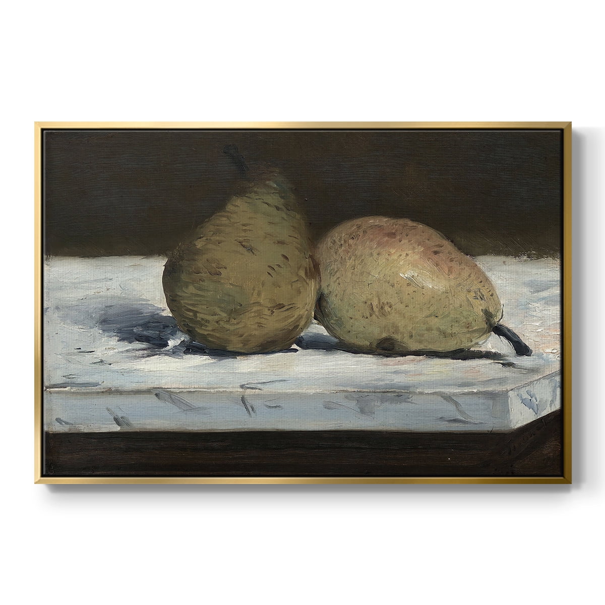 Vintage Botanical Print-VIII By Wexford Home Framed in Gold Wood Gallery Wrapped Canvas 27 in. x 41 in.