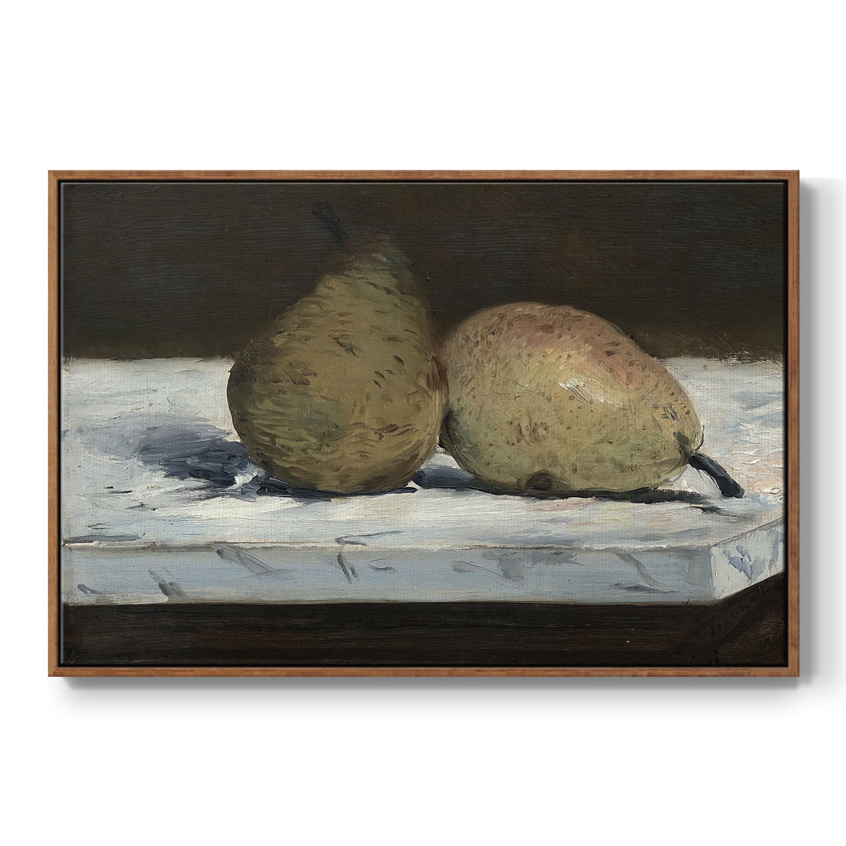 Vintage Botanical Print-VIII By Wexford Home Framed in Walnut Wood Gallery Wrapped Canvas 25 in. x 37 in.
