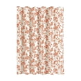 thumbnail image 1 of Vintage Botanical Shower Curtain, French Country Floral Toile Bathroom Decor, Waterproof Fabric, 35x41 inch(Orange), 1 of 6