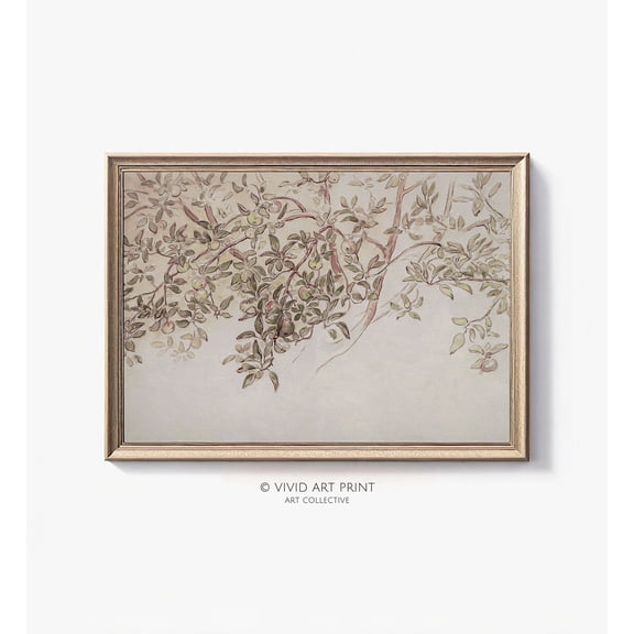 Vintage Botanical Wall Art Apple Tree Home Decor Vivid Art Print Me-479 Wall Art Modern Wall Decor Art