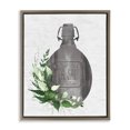 thumbnail image 1 of Stupell Industries French Country Vintage Bottle with Bathroom Herbs Brown Floating Frame Canvas Art, 25 x 31, by Lettered and Lined, 1 of 8