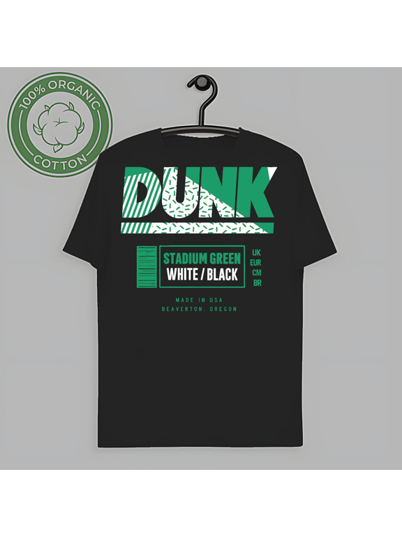 Vintage Box Label Dunk Shirt to Match Dunk Low Stadium Green FN3612-300-TH65441
