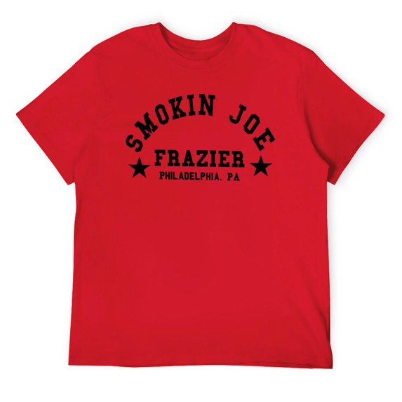 Vintage Boxing Inspired Graphic T-Shirt, Retro Heavyweight Champion Style Cotton Tee Red-style 2XL