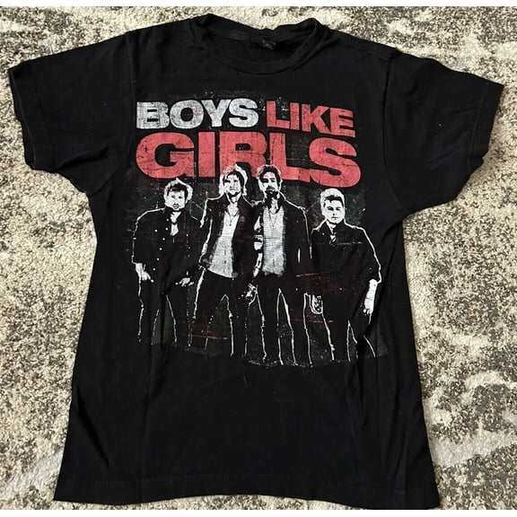 Vintage Boys Like Girls Band 2012 Tour Black Shirt Unisex S to 5XL TU006