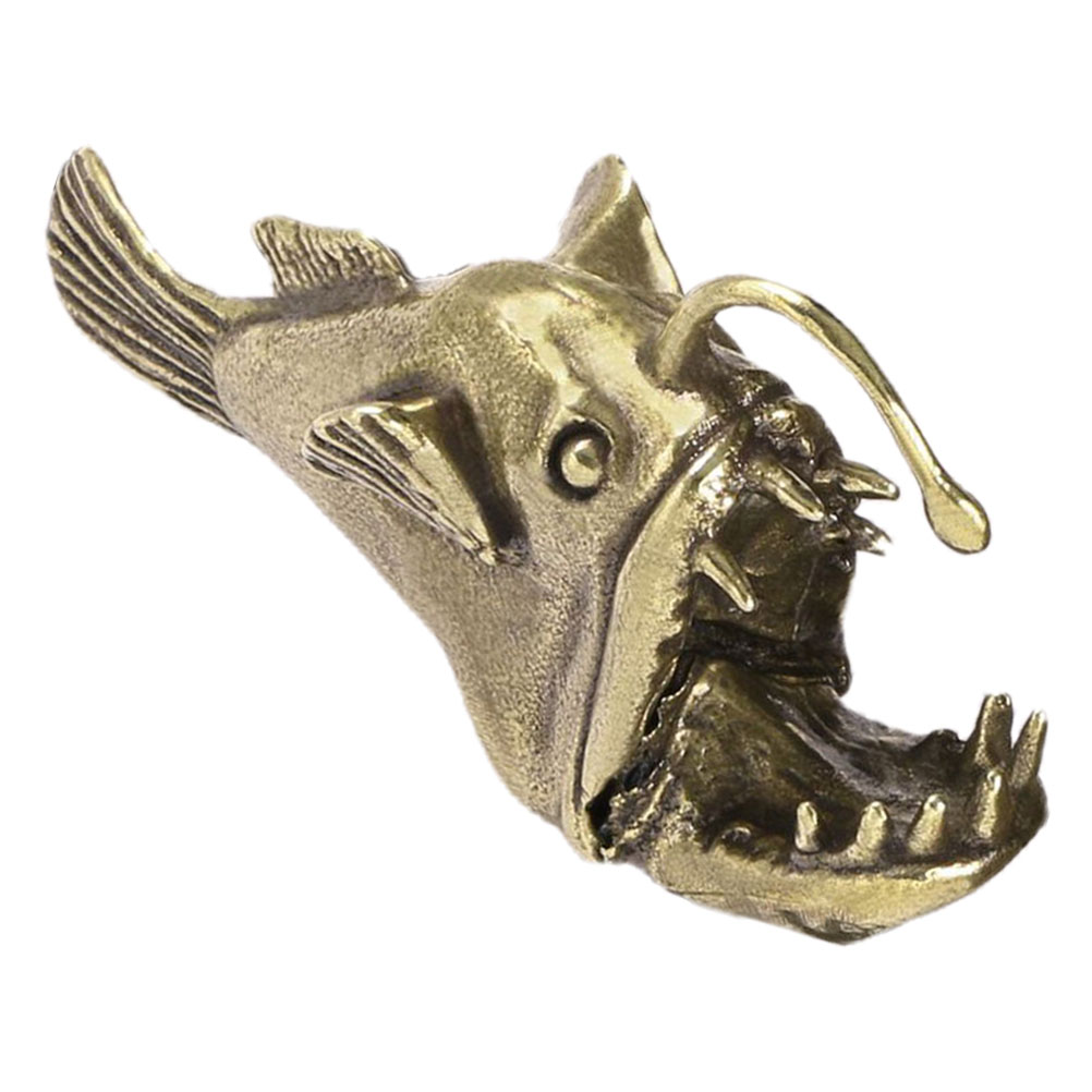 Vintage Brass Fish Model Small Fish Figurine Landscape Fish Sculpture