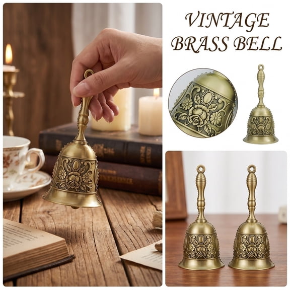 Rustic Metal Rose Call Bell