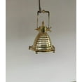 thumbnail image 1 of Vintage Brass Hanging Deck Light Nautical Chandelier, 1 of 4