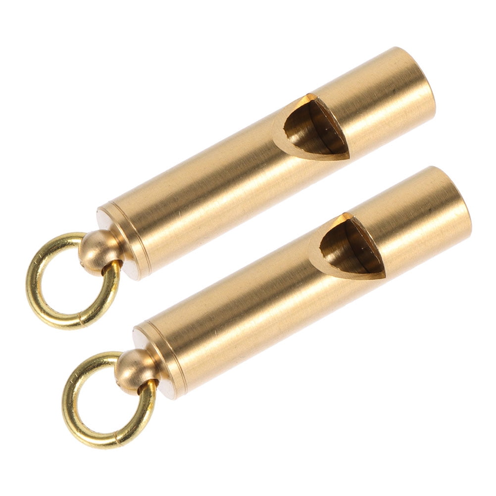 Yueyihe Vintage Brass Whistle Emergency Whistles Survival Shrill Loud ...