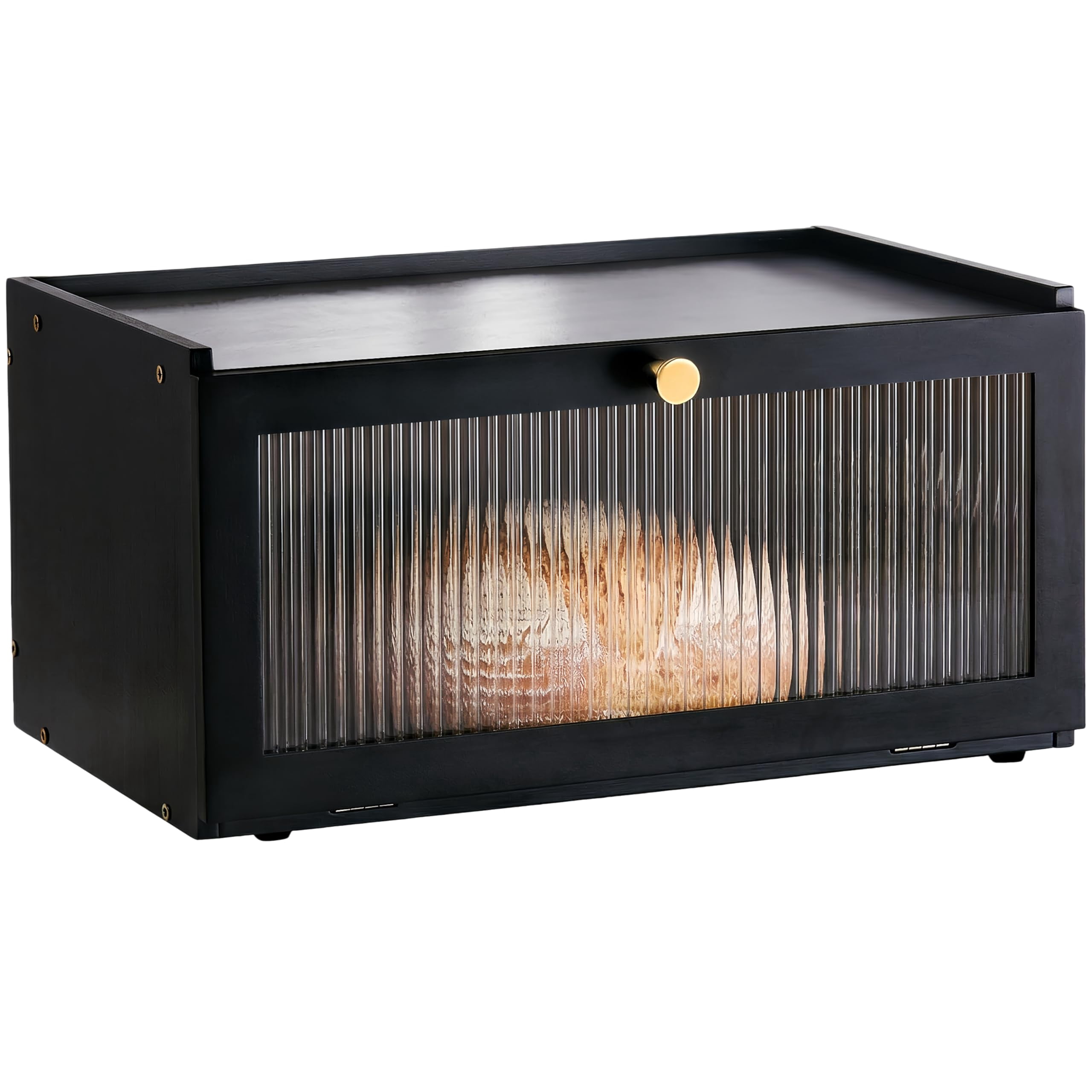 Vintage Bread Box for Kitchen Countertop - Retro Bread Storage Box ...