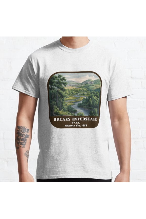 Vintage Breaks Interstate State Park (Virginia State Park) Classic T-shirt