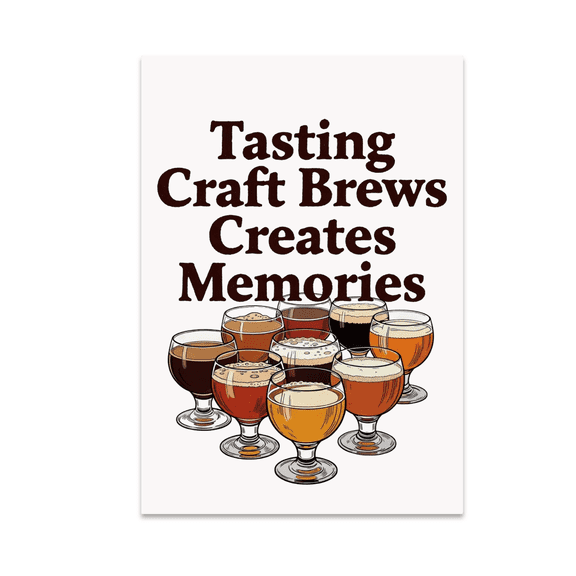 Vintage Brewery Wall Art - Craft Beer Enthusiast - 13x19 Poster Print