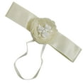 thumbnail image 1 of Vintage Bridal Flower Bow Ornament Applique, 1 of 1