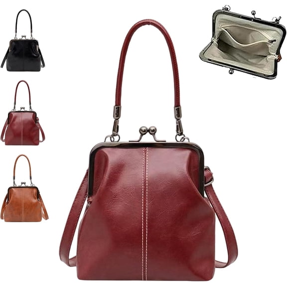 Vintage British Style Handbag, Retro Style Crossbody Bag, Vintage British Style Handbag for Women Girls