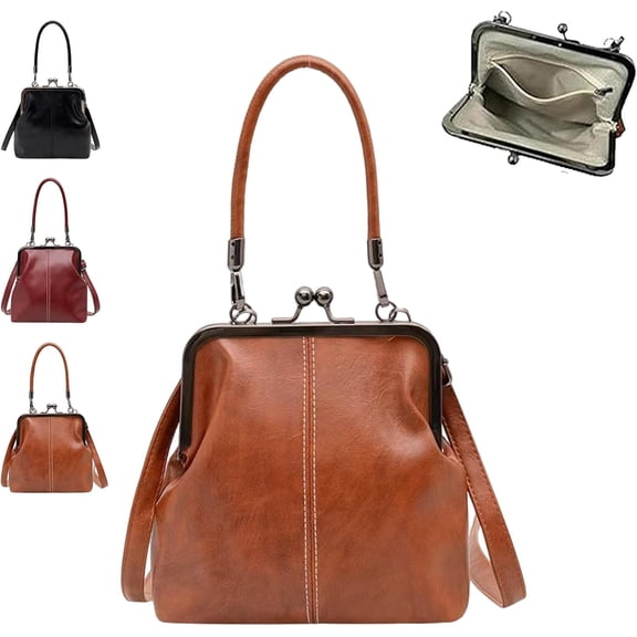 Vintage British Style Handbag, Retro Style Crossbody Bag, Vintage British Style Handbag for Women Girls