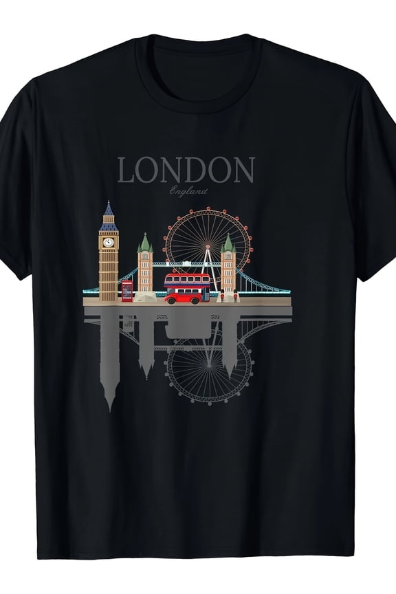 Vintage British UK Men Women London Souvenir City Gift T-Shirt