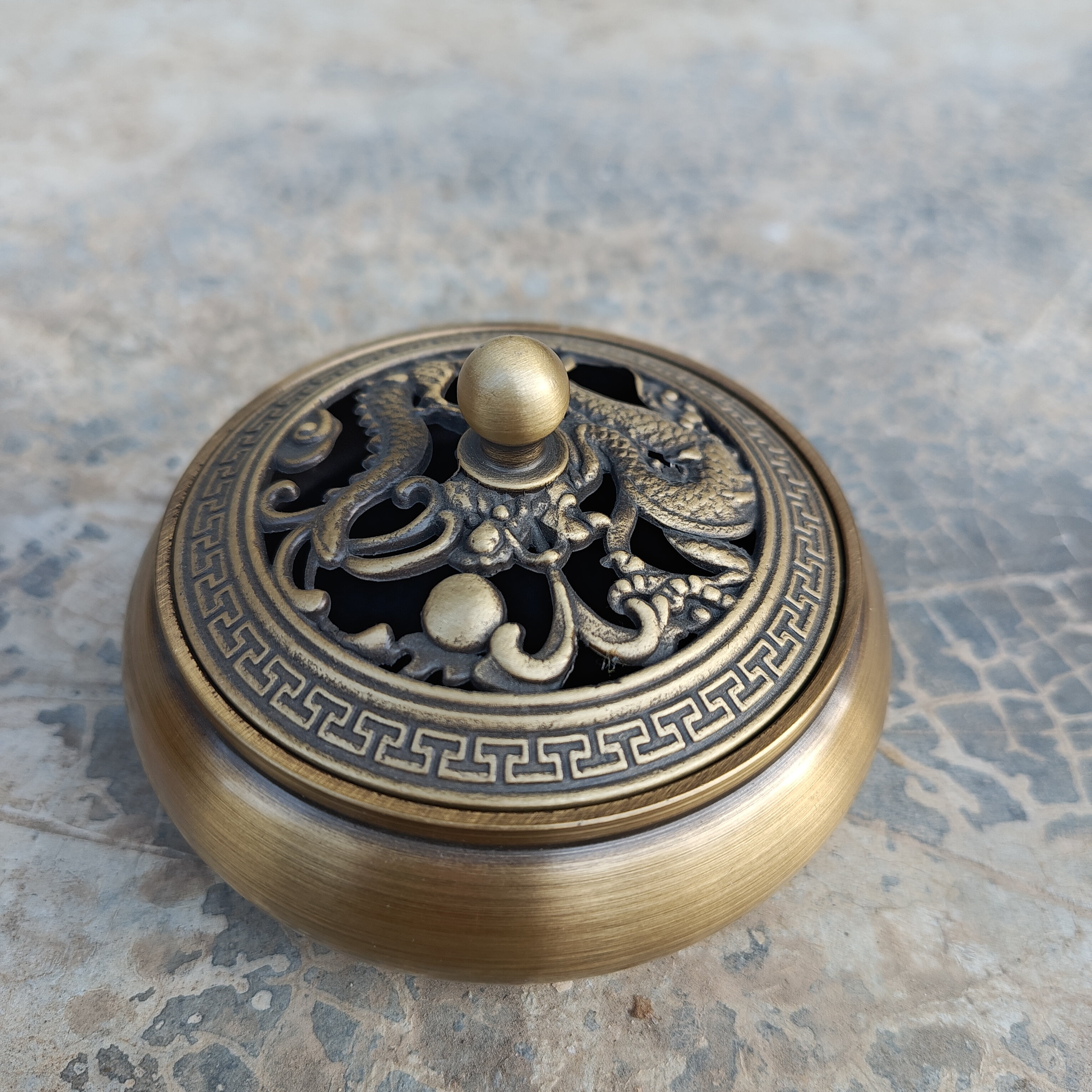 Vintage Bronze Buddha Censer Incense Burner Unique Ritual  Incense holder, Tibet culture Brass Ash catcher censer Incensory Decorative kk072