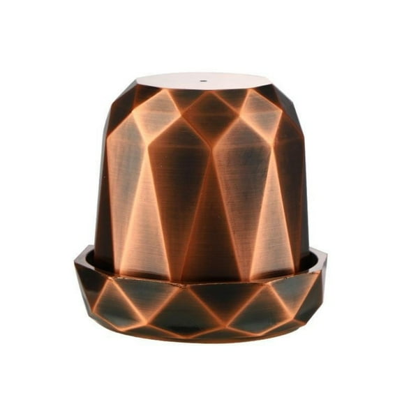 Vintage Bronze Dice Cup with Base Thick Plated Dice Shaker Set for Bar Tabletop Party Game Accessories