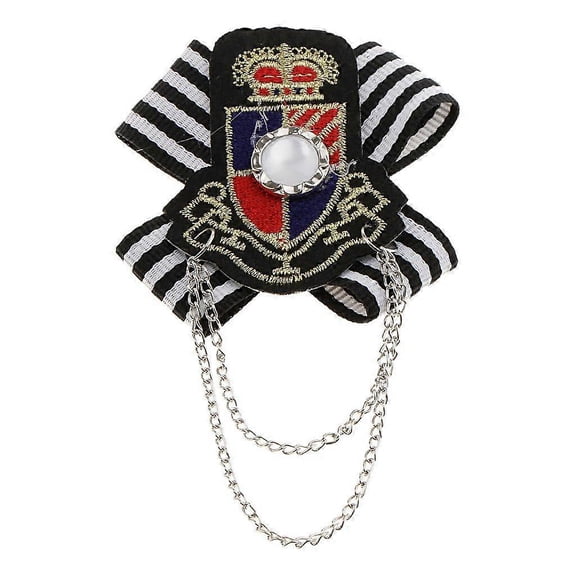 Vintage Brooch Badge British Navy Wind Suits University Style Brooches Pins