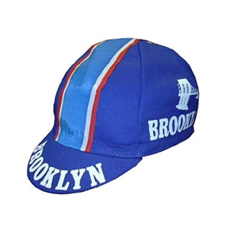 Vintage Brooklyn Cycling Cap - Anti-Sweat Cotton Polyester Blend Cap With UV Protection