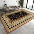 thumbnail image 1 of Vintage Brown Floral Area Rug, Artistic Nordic Style Rug For Living Room, Soft Non-Slip Durable Lightweight Floor Rugs For Living Room Dining Room Farmhouse Dorm Decor 5 x 8ft, 1 of 6