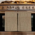 thumbnail image 1 of Vintage Brown Kitchen Towels Set of 1, Farmhouse Retro Dark Solid Color Linen Texture Absorbent Dish Towels for Kitchen, Microfiber Hand Towel, Quick Drying Tea Towel for Cleaning Dishcloths, 1 of 7
