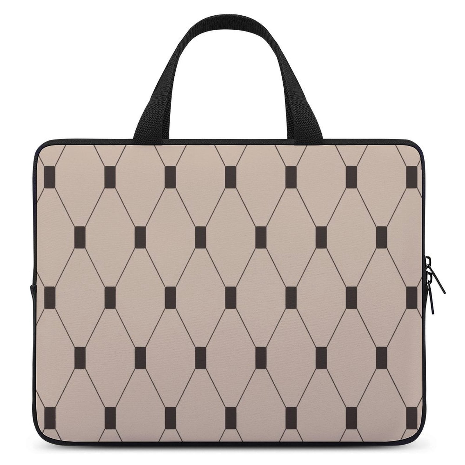 Vintage Brown Tiles Pattern Laptop Bag Women Man 10 12 13 15 17 Inch ...